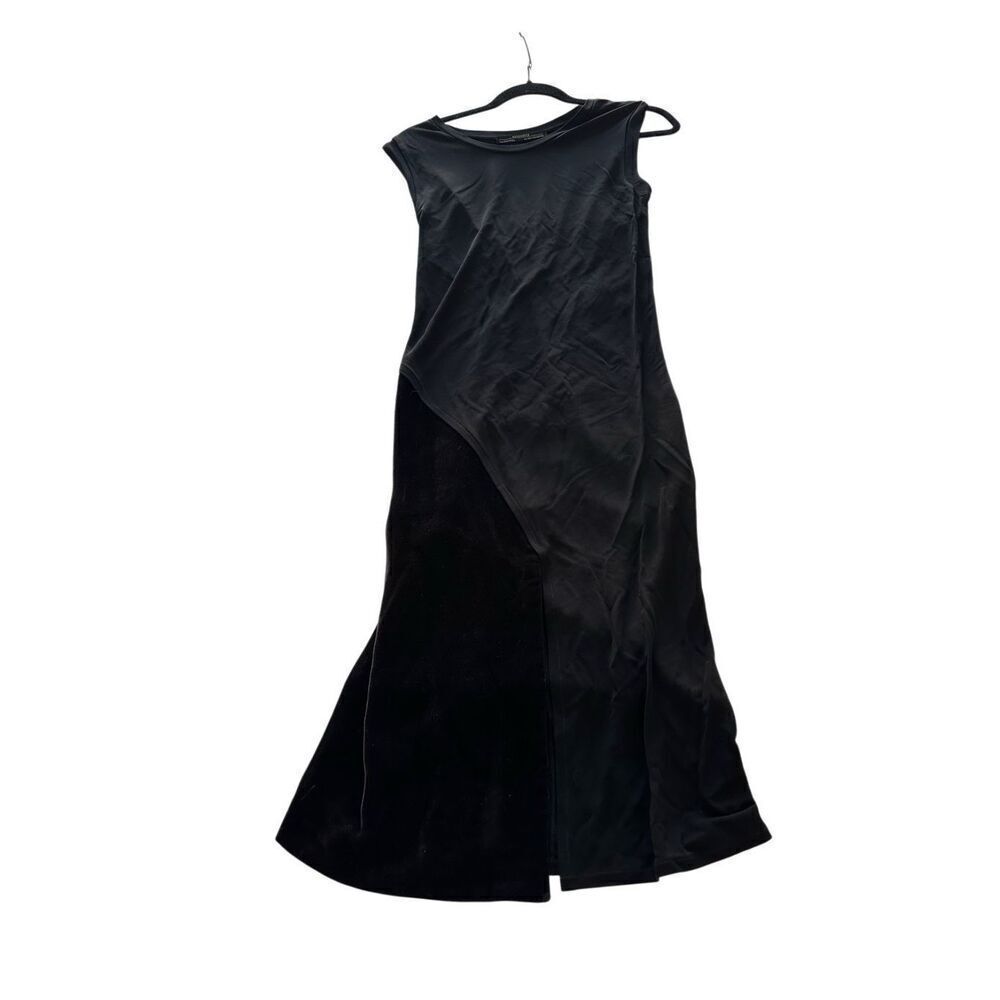 NWT AllSaints Black Velo Dress Size 0
